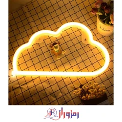 چراغ تابلوی نئون ابری Passion store